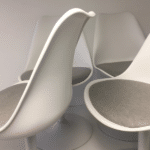 chaise tulipe refection mousse