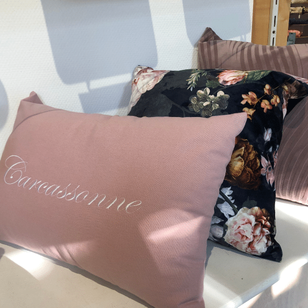 coussin carcassonne sur mesure