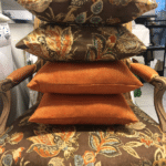 cabriolet coussin floral