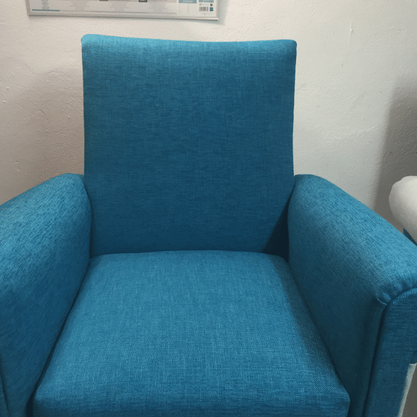 fauteuil confortable club tissu