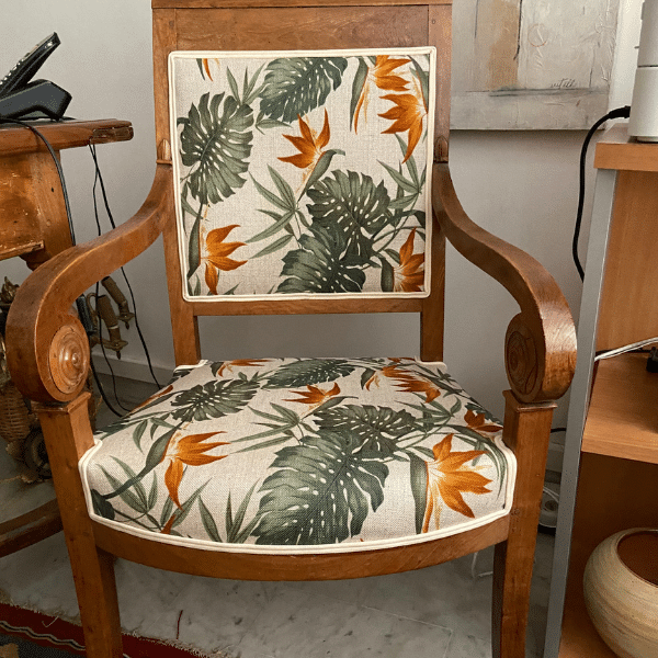 fauteuil accotoir à enroulement